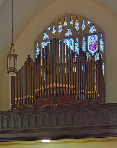 Visitation-Saint Ann Shrine, in Saint Louis, Missouri, USA - pipe organ