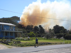 Bushfire at Sisters Beach, Tasmania, 19/10/08