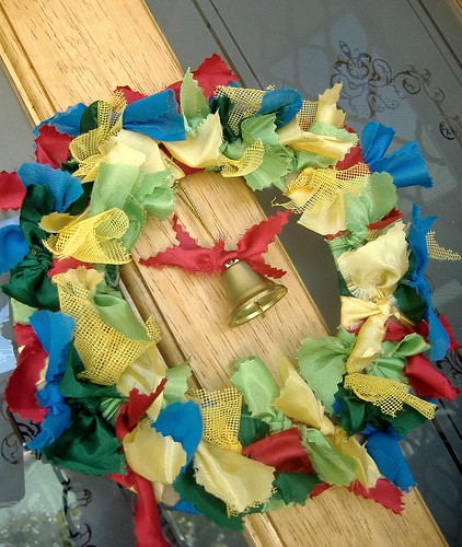 bright rag wreath