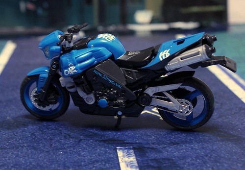 Transformers 2 moto azul