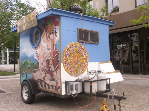 Downtown Madison Mexican Food Cart