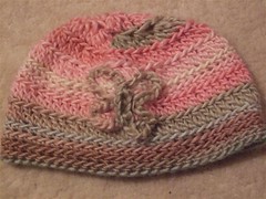 Girls Crochet Hat fits 12+ months Free FC Shipping