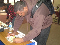 Picture from Metro Comm College Registration Drive