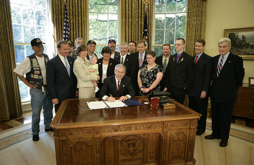 President Bush signs H.R. 5037