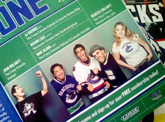 Miss604 mention in Canucks Magazine