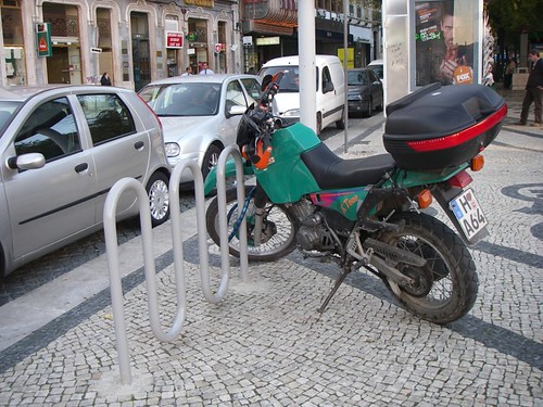 Bike rack for motorcycles