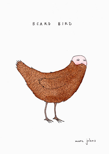 Beard Bird by Marc Johns.
