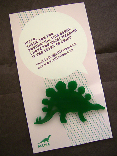 Dinosaur Brooch