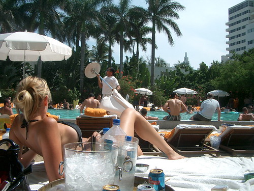 Shore Club day pool scene