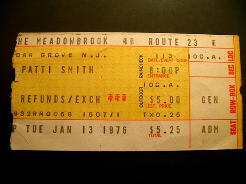 Patti Smith Ticket