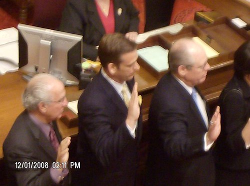 tonystrickland sworn into senate