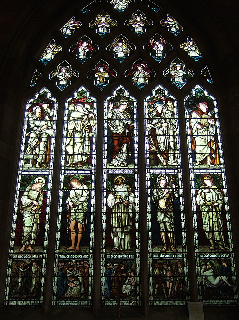 Stained glass by Burne-Jones
