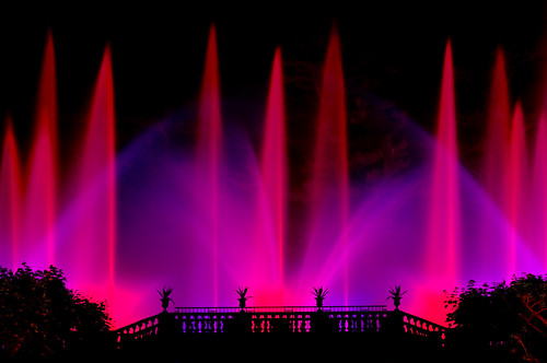 Fountain show as Longwood Gardens