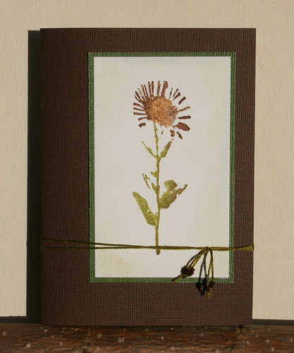 a simple flowercard