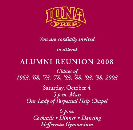 iona reunion invite