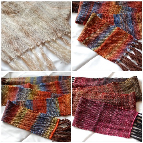 new woven scarves