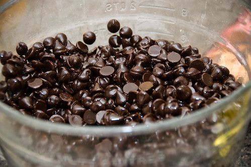oiled chocolate chips
