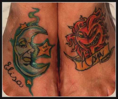 Tribal Tattoo Gallery:complementary and  opposites Tattoo Design