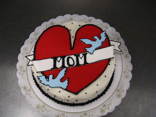 Mother's Day Tattoo Cake by thepaperchef