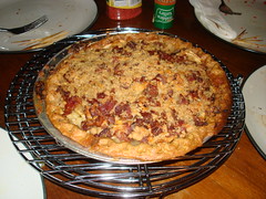 Bacon Crumble Apple Pie