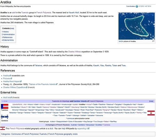 Wikipedia Page - Old Style