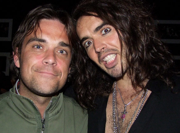 Robbie Williams & Russell Brand LA 2008 by bp fallon