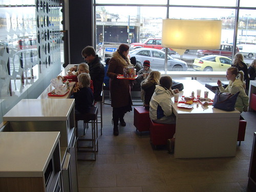 McDonalds in the Stockholm Slussen - Interior