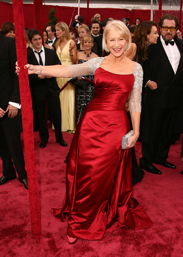 Helen Mirren at the 80th Annual Academy Awards