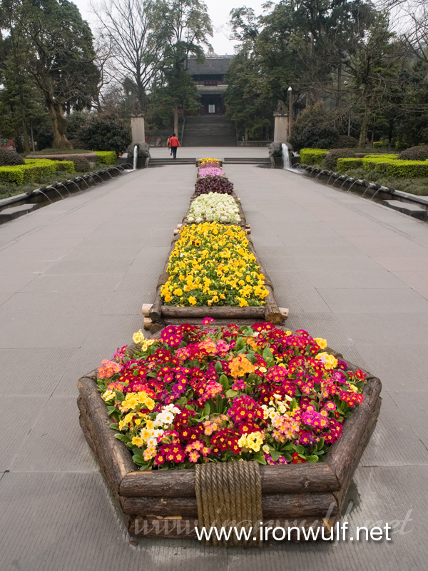 Aisle of Flowers at Dujiangyan
