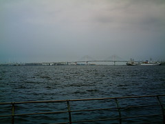 【写真】VQ3007で撮影した臨港パークから見るベイブリッジ