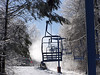 A chairlift at Hidden Valley, New Jersey