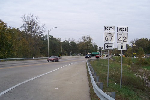 State Road 42 begins