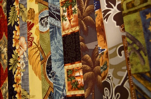 work in progress - Hawaiian quilt