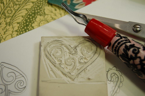 Carving a heart