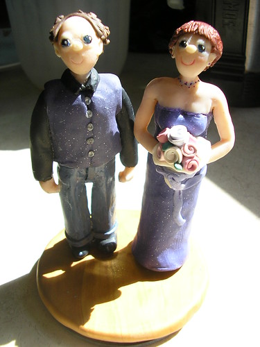 Rick & Cindy Wedding Cake Topper