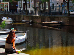 Amsterdam, Holland 086 - City - A cup of coffee in the early morning