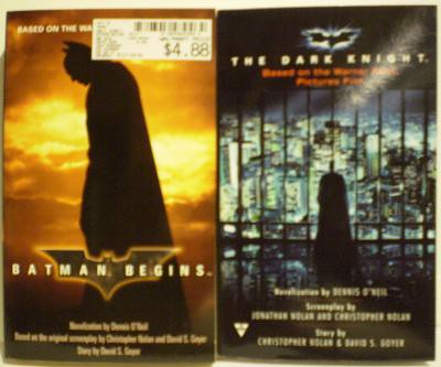 Batman Begins and The Dark Knight novels by Dennis O'Neil