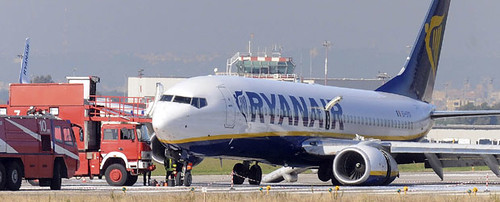 Aterrizaje_forzoso_avion_Ryanair_Roma. Vía El Pais