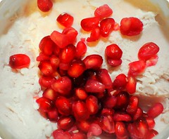 No-churn Pomegranate Ice-cream