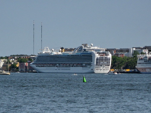 Royal Princess at Stockholm harbor