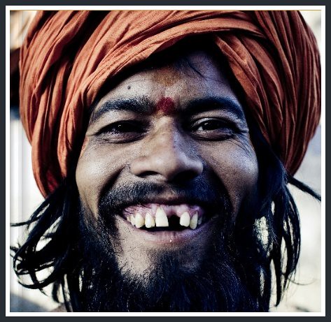 ganja tattoo. Nomads in Rajasthan, ganja