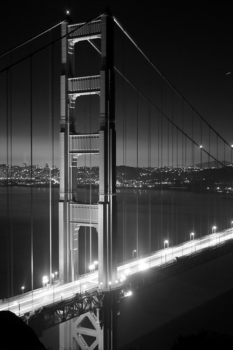 golden gate bridge black and white pictures. golden gate bridge in lack