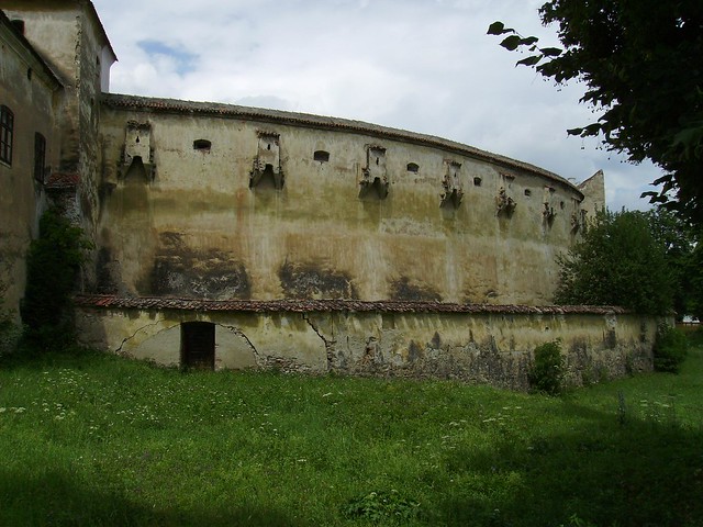 Harman Fortified Church - defensive wall