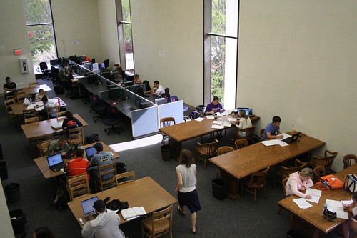 5th floor study area and computers
