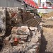 Basement walls of street front on Prescot Street - south of Zone 2