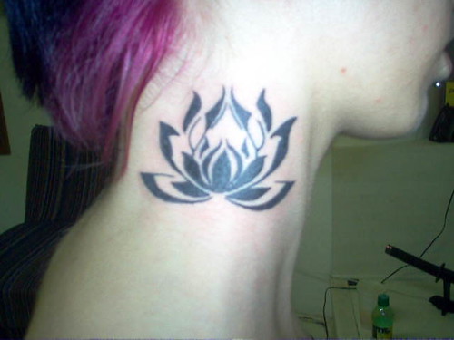 Tatoos Pictures With Flower Tattoo Designs Specially Lotus Tribal Tattoo 