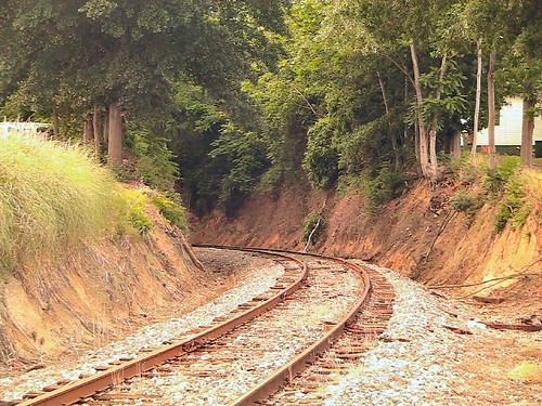 train tracks disappear