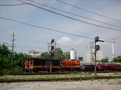 The Indiana Harbor Belt Railroad's Argo Yard. Summit Illinois. July 2007.