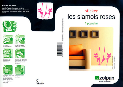 stickers SIAMOIS pour ZOLPAN