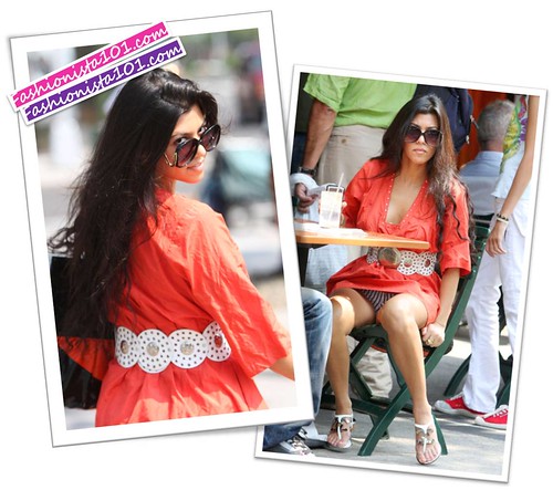 The lovely Kourtney Kardashian was spotted earlier this week lunching at the